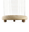 Decoratiune din sticla si lemn de pin, Smith Knot Transparent / Natural, Ø22xH55 cm (4)