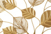 Decoratiune metalica de perete, Albero Auriu, l81xA2,5xH78 cm (2)