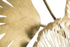 Decoratiune metalica de perete Iris Verticale Auriu, l78xA5,5xH101 cm (8)