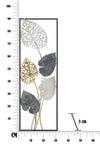 Decoratiune metalica de perete, Ory -A- Multicolor, l31xA3xH90 cm (6)