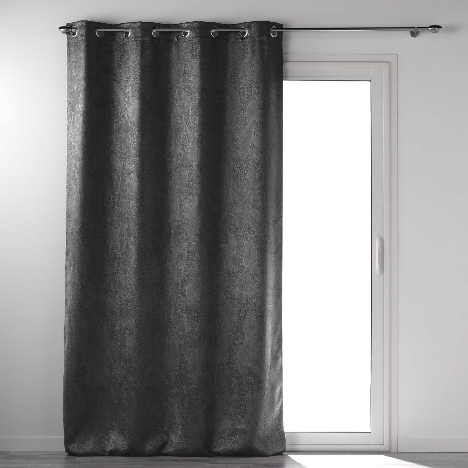 Draperie Blackout Melodie Antracit, 135 x 280 cm