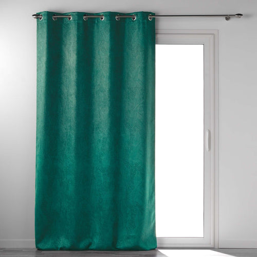 Draperie Blackout Melodie Verde, 135 x 240 cm