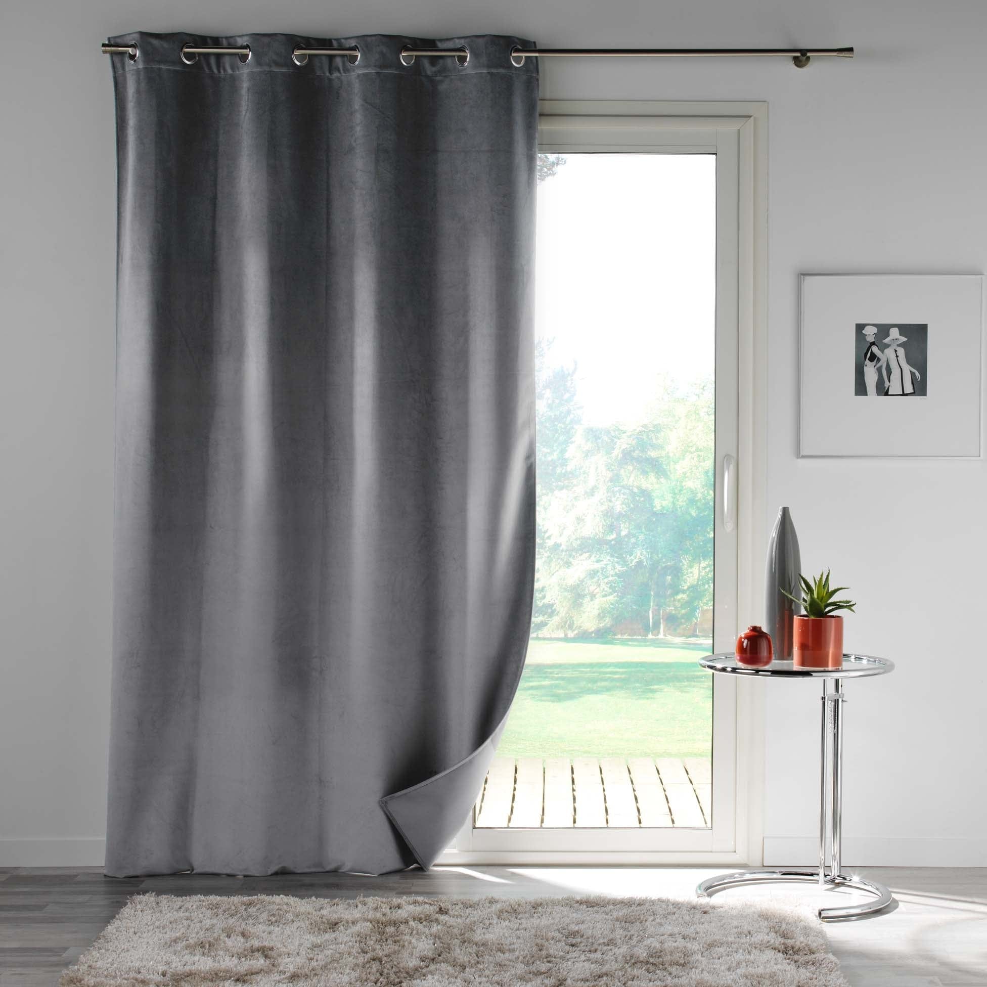 U10 Draperie Blackout Velounight Gri, 135 x 260 cm