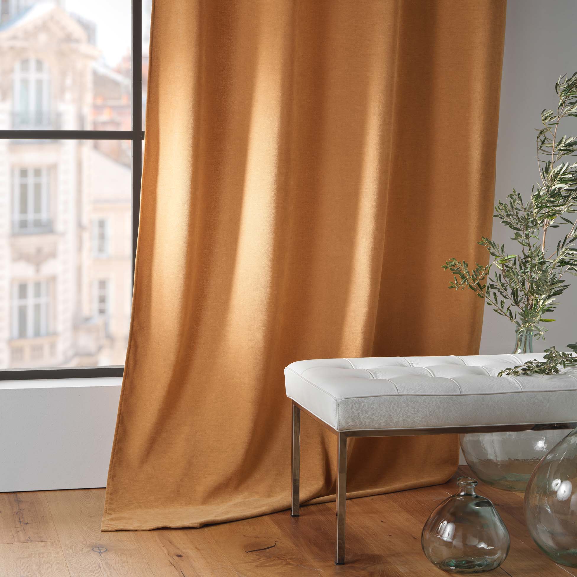 Draperie Novana Velvet Caramiziu, 135 x 260 cm (5)