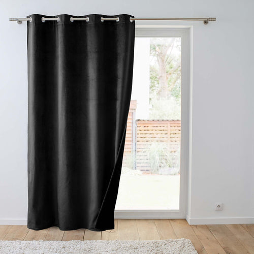 U10 Draperie Polarchic Velvet Negru, 140 x 260 cm