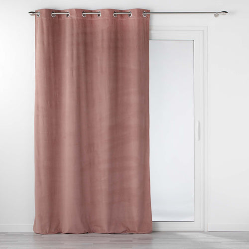 Draperie Velouriane Velvet Roz, 140 x 260 cm