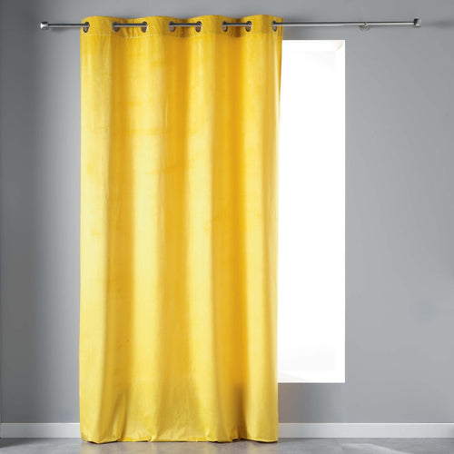 U10 Draperie Veloutea Velvet Galben, 140 x 240 cm