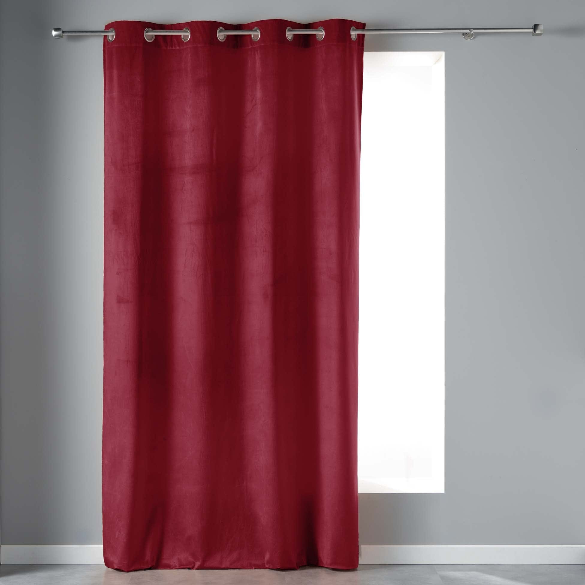 Draperie Velvetine Velvet Bordeaux, 140 x 240 cm