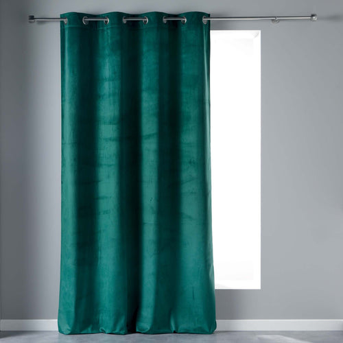 U10 Draperie Velvetine Velvet Petrol, 140 x 240 cm