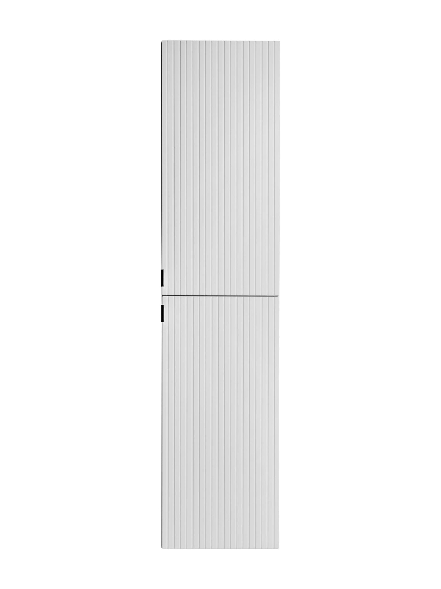 Dulap baie inalt suspendat, din pal si MDF, cu 2 usi, Leonardo Alb, l35xA32xH150 cm (2)