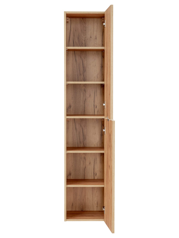 Dulap baie inalt cu 2 usi, Capri Oak, l35xA33xH170 cm (1)