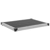 VidaXL Dus de exterior cu platforma, din otel inoxidabil si WPC, Calenda Outdoor Small Gri / Crom, L80xl62xH220 cm