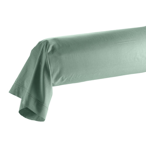 Fata de perna din bumbac, Biolina Bolster Verde Mint, 85 x 185 cm