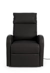 Fotoliu Recliner tapitat cu piele ecologica Lift Negru, l73xA93xH106 cm (2)