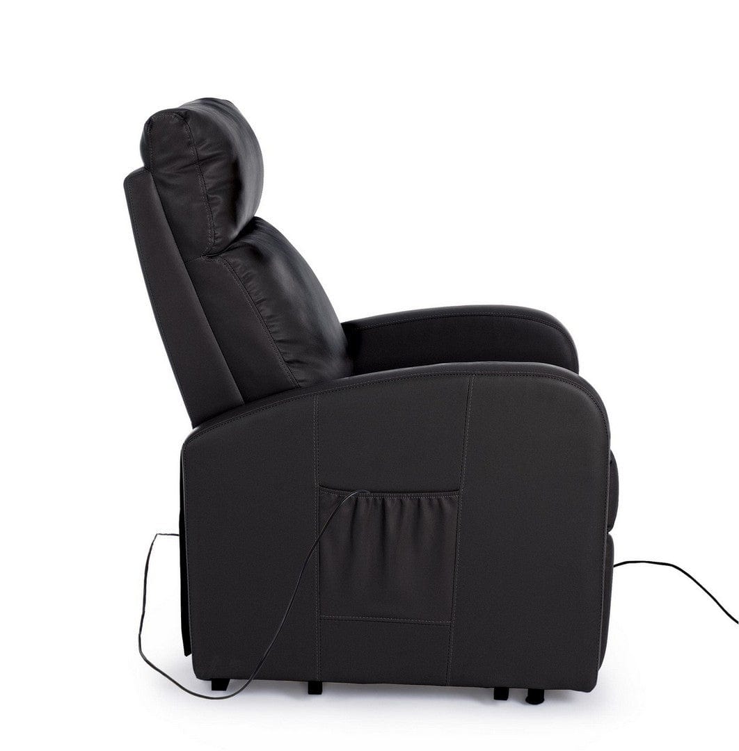 Fotoliu Recliner tapitat cu piele ecologica Lift Negru, l73xA93xH106 cm (3)