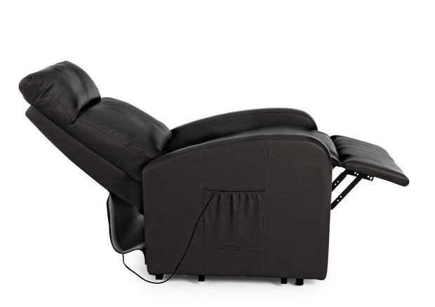 Fotoliu Recliner tapitat cu piele ecologica Lift Negru, l73xA93xH106 cm (5)