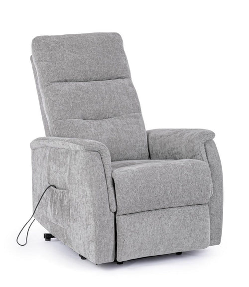 Fotoliu Recliner tapitat cu stofa Lisa Gri Deschis, l73xA93xH106 cm