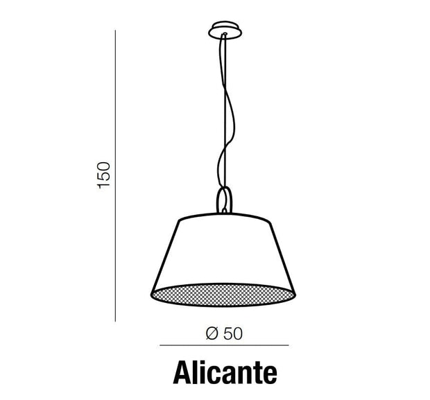 Lustra Alicante Negru, AZ2292 (4)