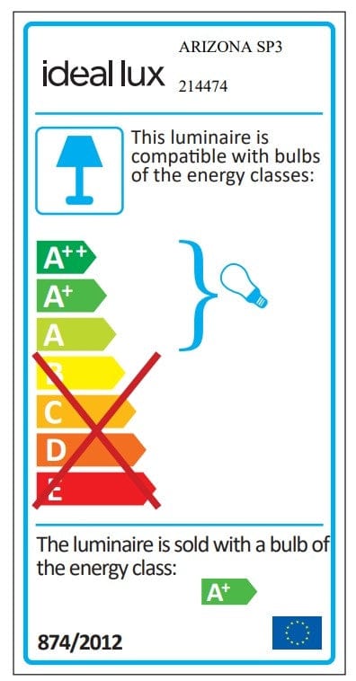 IdealLux Lustra Arizona SP3 Alb