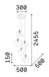 IdealLux Lustra Ice SP5 Alb