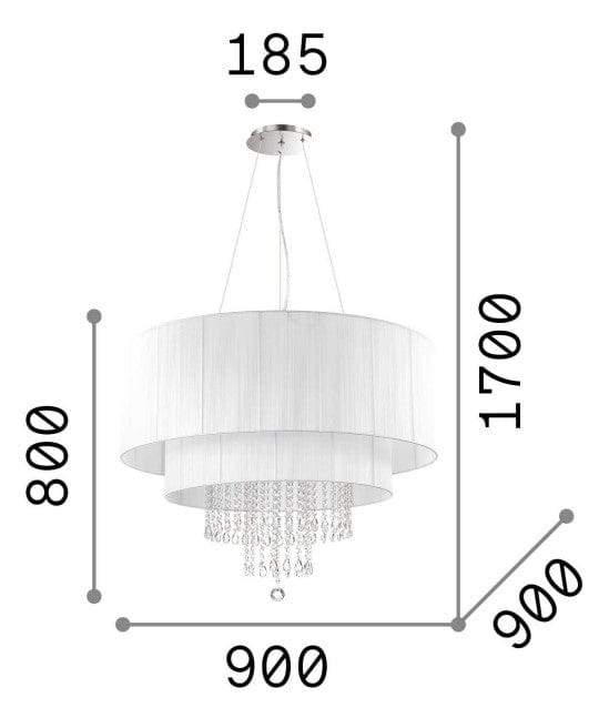 Lustra Opera SP10 Alb (2)