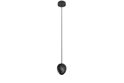 Azzarddo Lustra Ovum 1 Pendant Negru, AZ3095