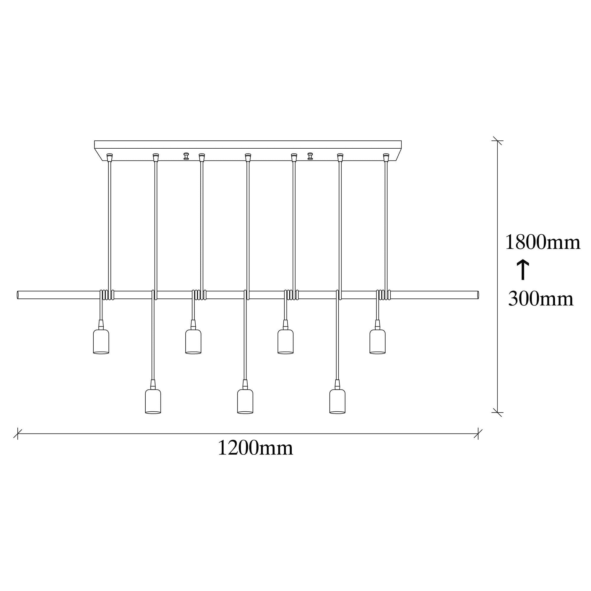 Lustra Salkim 3101 Negru (4)