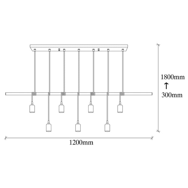 Lustra Salkim 3101 Negru (4)