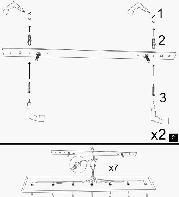 Lustra Salkim 3101 Negru (5)