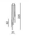 Azzarddo Lustra Stylo 5 Negru, AZ0119