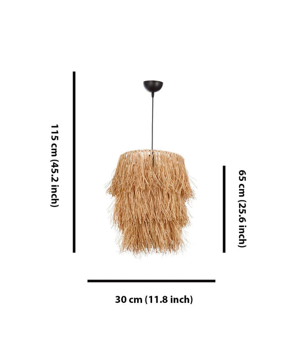 Asir Lustra Tassel Natural