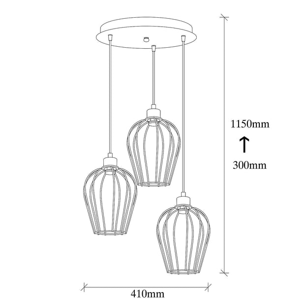 Lustra Tel 6706 Negru (4)