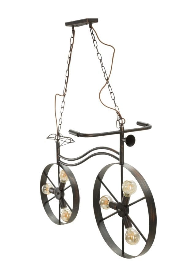 Lustra din metal Bicicletta Negru / Cupru (2)