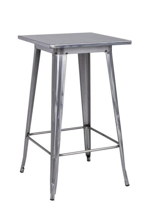 Masa de bar din metal Minnesota Crom, L60xl60xH103 cm