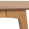Actona Masa de birou din lemn si furnir, cu 1 sertar, Woodstock Stejar, L105xl45xH74 cm