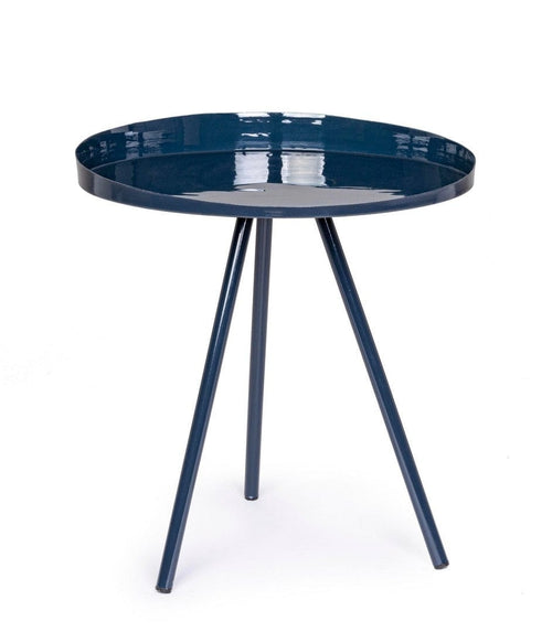 Bizzotto Masa de cafea din metal Anchita Albastru Inchis, L46,5xl46xH50 cm