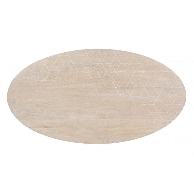 Masa din lemn de mango Jorg Natural, L190xl100xH76 cm (3)