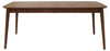 Actona Masa extensibila din MDF, furnir si lemn, Montreux Nuc, L180-219xl90xH75 cm