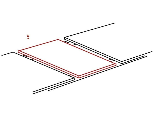 Signal Masa extensibila din MDF, pal si metal, Reiki Alb, L60-300xl90xH76 cm