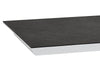 Masa extensibila din MDF, sticla si metal, Alric II Small Negru / Alb, L120-180xl80xH75 cm (5)