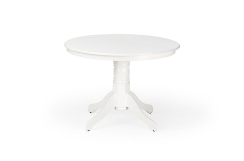 Halmar Masa rotunda din MDF si lemn Glaucio Alb, Ø106xH75 cm