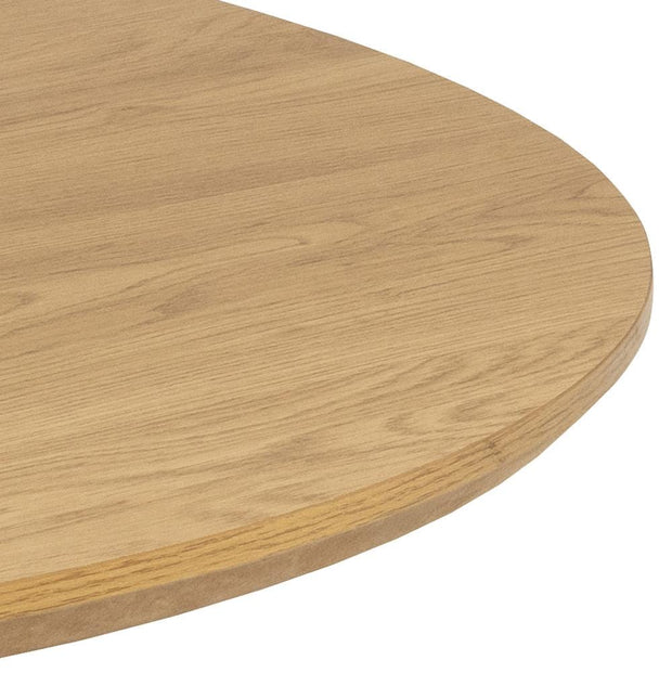 Masa rotunda din MDF, Yale Stejar, Ø120xH75 cm (2)