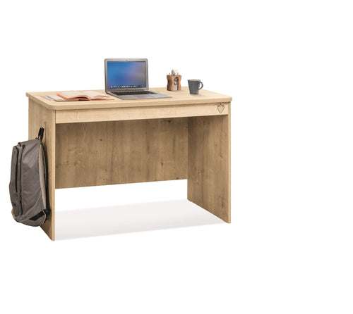 Masa de birou din pal, cu 1 sertar, pentru tineret, Mocha Natur, L110xl62xH75 cm