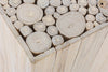 Masa de cafea din lemn de tec Ermitas Natur, L45,5xl45,5xH45,5 cm (6)