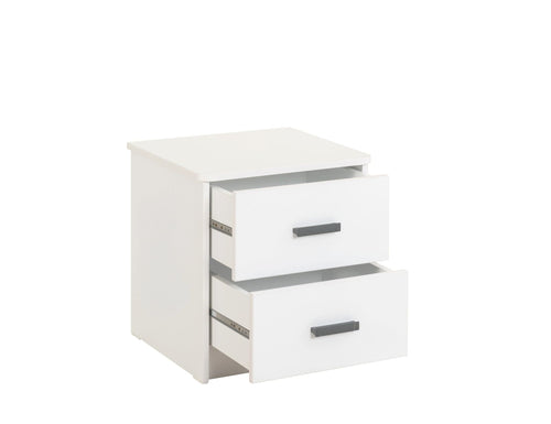 Noptiera din pal cu 2 sertare pentru tineret White, l43xA41xH46 cm (1)