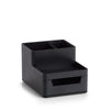 Zeller Organizator pentru birou, din plastic, Free Negru, l15,5xA11,2xH9,5 cm