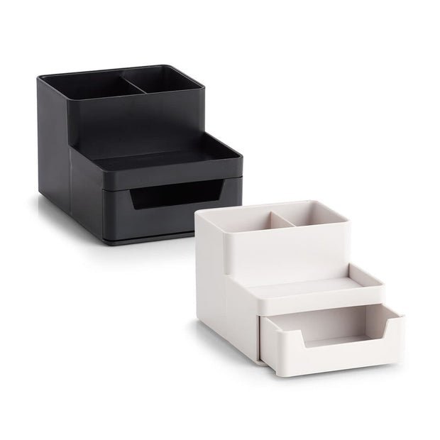 Zeller Organizator pentru birou, din plastic, Free Negru, l15,5xA11,2xH9,5 cm