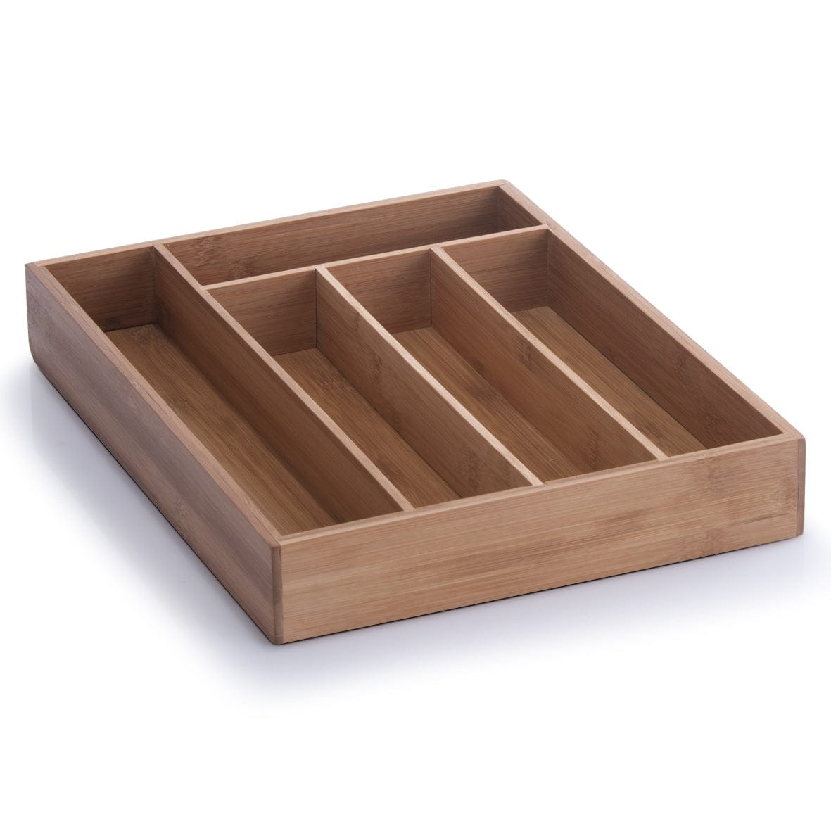 Zeller Organizator pentru tacamuri, Bamboo, 5 compartimente, l34xA26xH5 cm