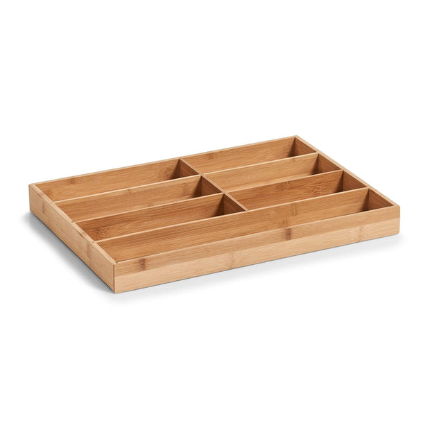 Organizator pentru tacamuri, Bamboo, 7 compartimente, l44xA30,6xH4,3 cm (1)