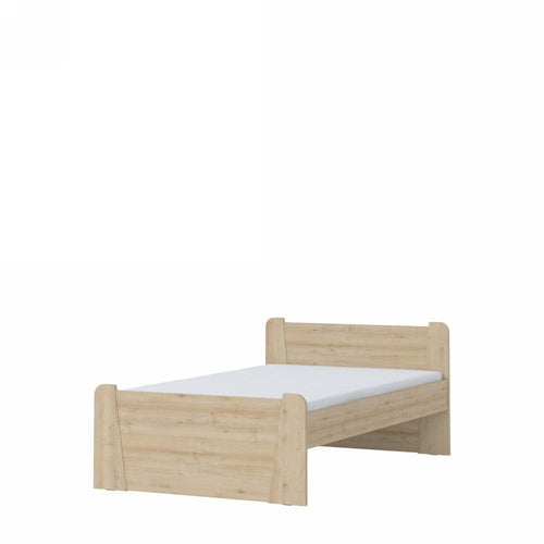 Pat din pal, pentru copii, Kiki KR Fag, 200 x 120 cm & JLASR-KIKI-BED-KR120-BEECH